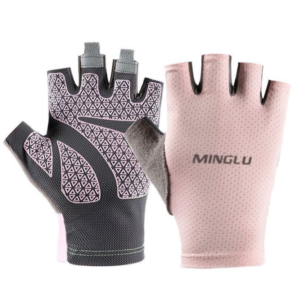 Cycling Glove Padded - 1 Pair Light Weight Half Finger
