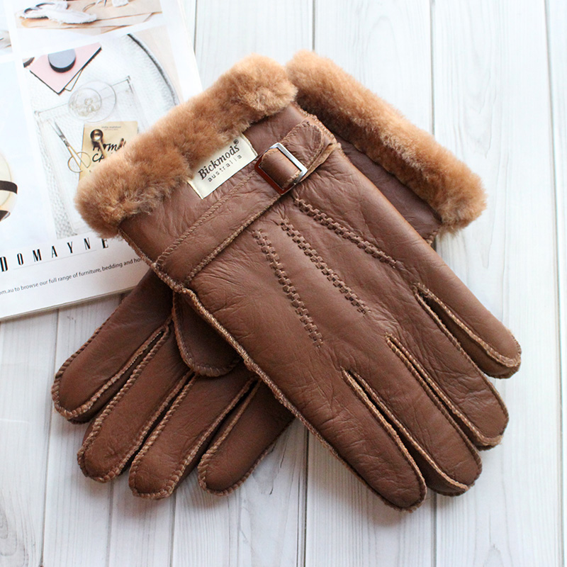 Leather Driving Glove - Da Cừu Găng Tay Da Lót