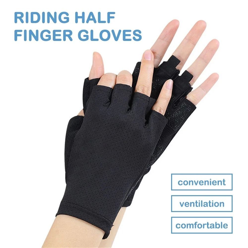 1 Pair Light Weight Half Finge - đánh giá và giá Cycling Glove Padded