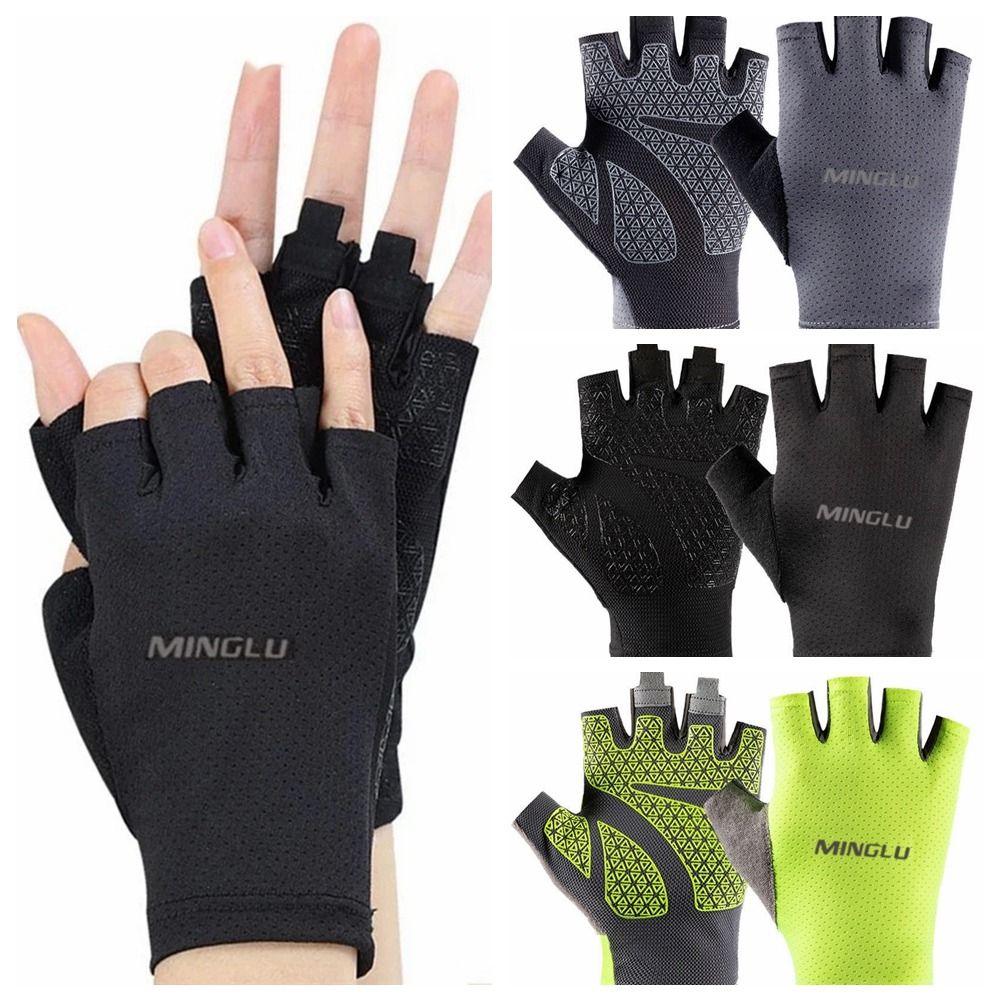 1 Pair Light Weight Half Finge - đánh giá và giá Cycling Glove Padded