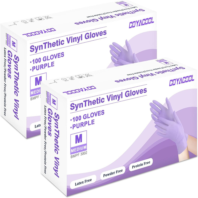 50/100pcs Purple Nitrile Glove - đánh giá và giá Exam Glove Nitrile