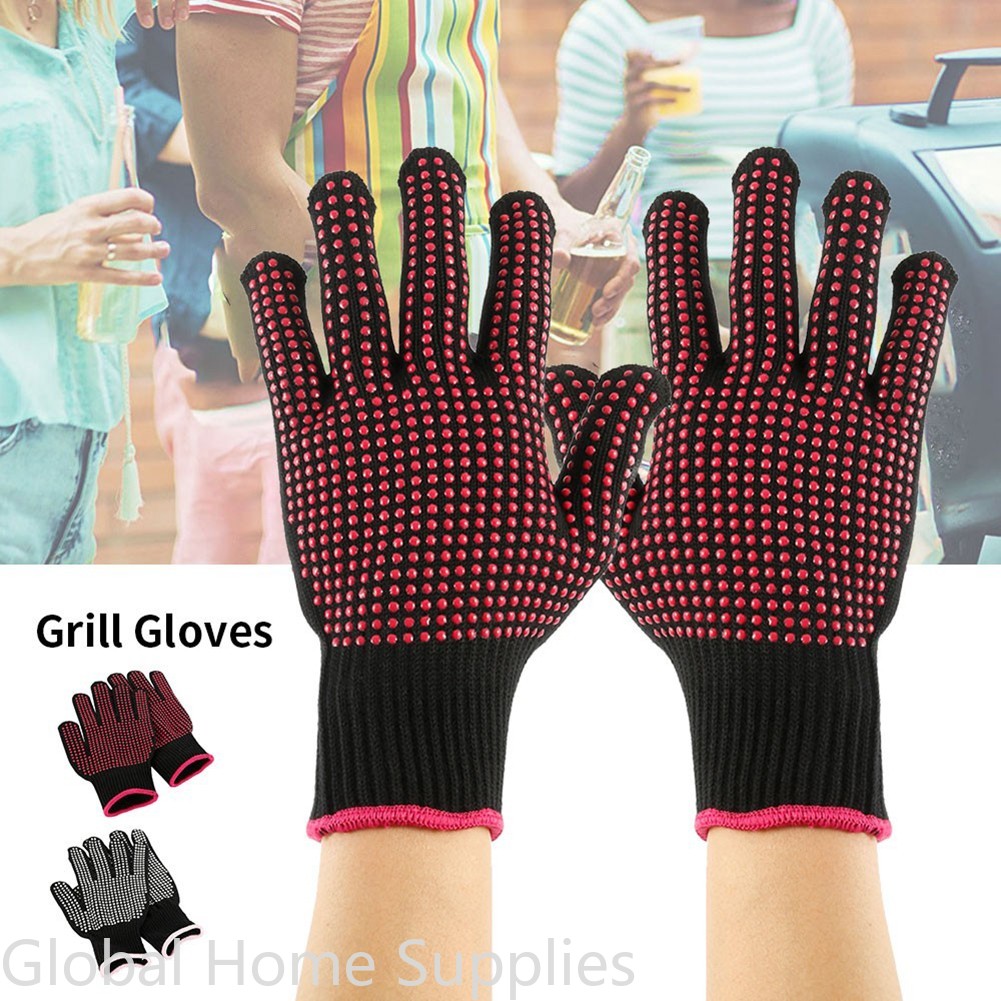 Barbecue Anti-scald Gloves Mic - đánh giá và giá Oven Mitt Silicone