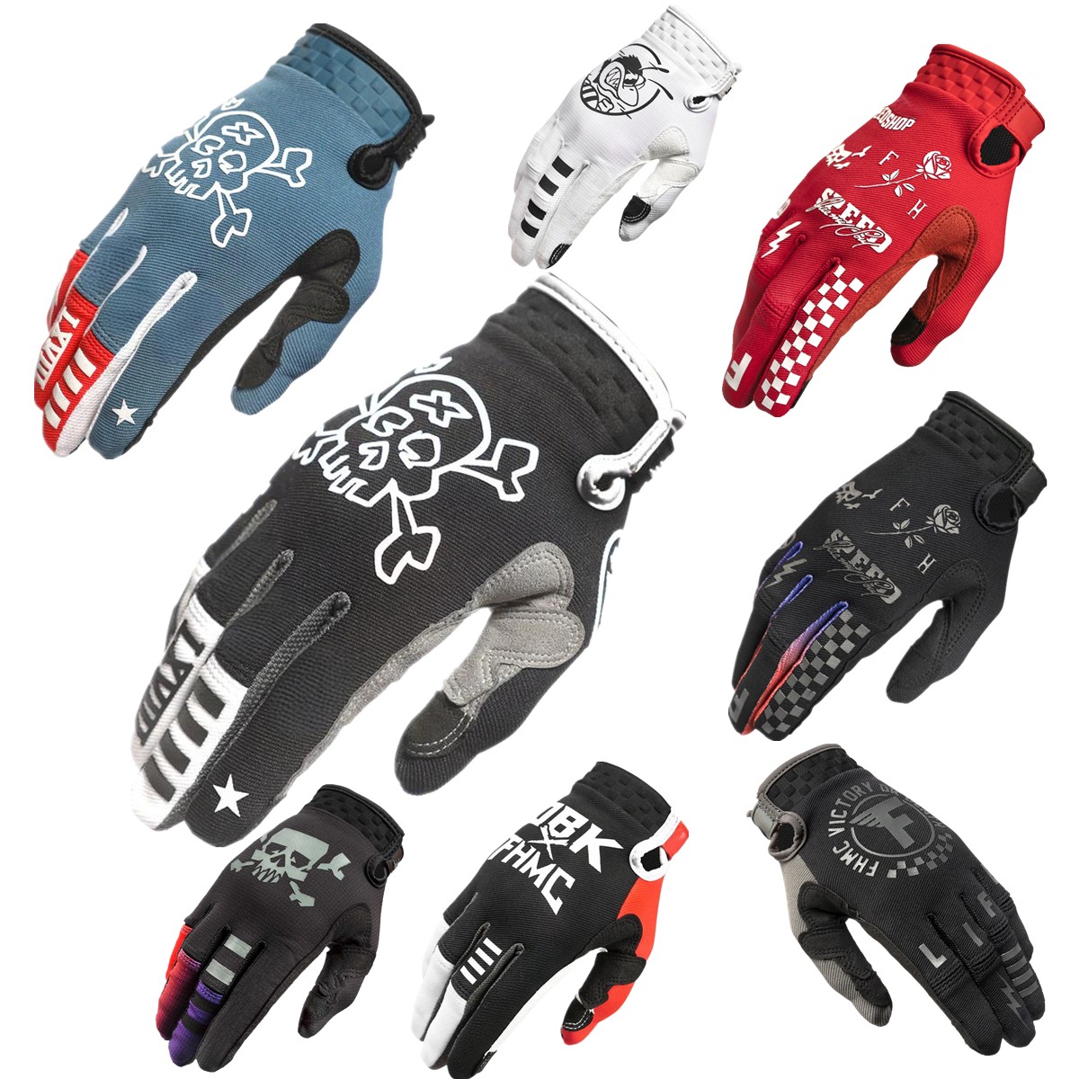 FH MX Gloves Touch Screen Moto - đánh giá và giá Cycling Glove Padded