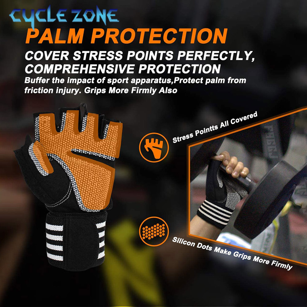 1 Pair Half Finger Gym Fitness - đánh giá và giá Workout Glove Gym