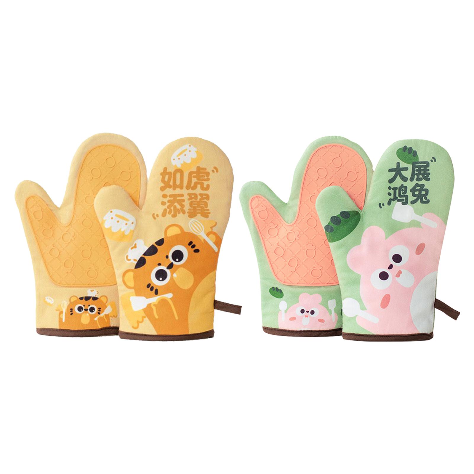 Oven Mitts Thickened Washable  - đánh giá và giá Oven Mitt Silicone